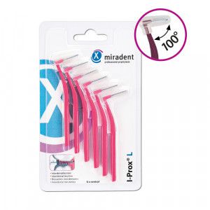 MIRADENT Interdentalbürste I-Prox L 0,4 mm pink