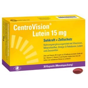 CENTROVISION Lutein 15 mg Kapseln