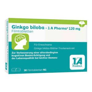 GINKGO BILOBA-1A Pharma 120 mg Filmtabletten